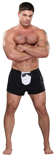 Tuxedo Boxer - One Size - Black