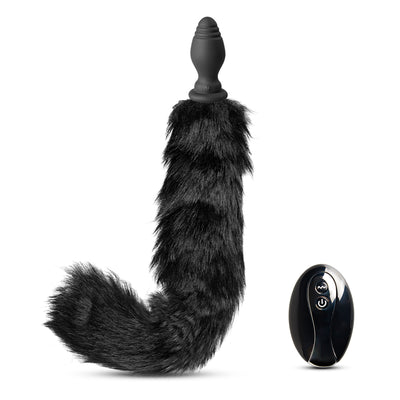 10 Speeds Vibrating Butt Plug with Tail