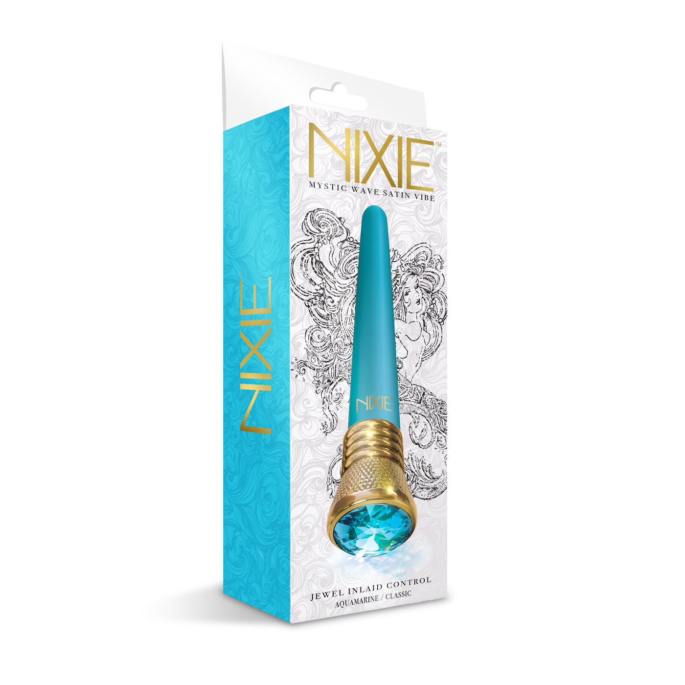 Nixie Jewel Satin Classic Vibe 10 Function - Aquamarine