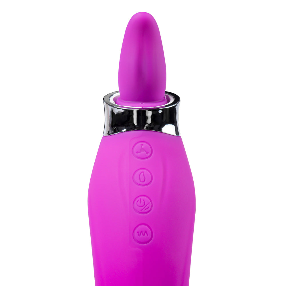 7 Speeds Clitoral Sucking & Licking Vibrator with Tongue ( 2 Sizes Cups )