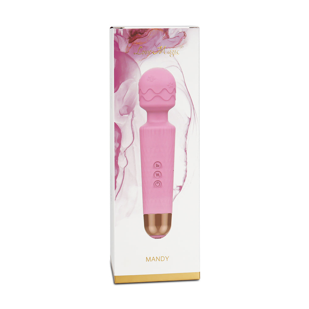 8 Speeds Rechargeable Silicone Wand Massager