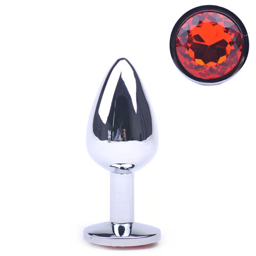 Red Metallic Anal Plug