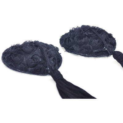 Lace Rose Nipple Tassels