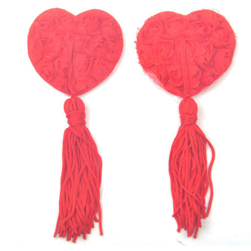 Lace Rose Nipple Tassels