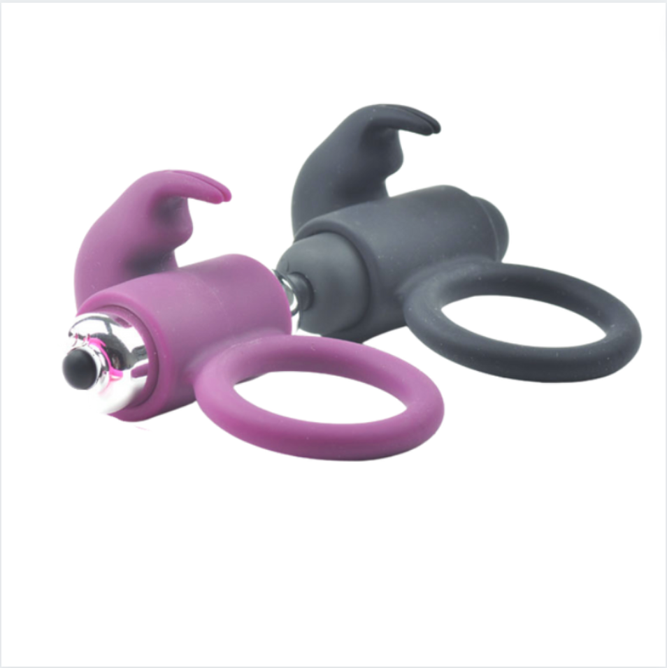 Silicone Rabbit Vibrating Cock Ring