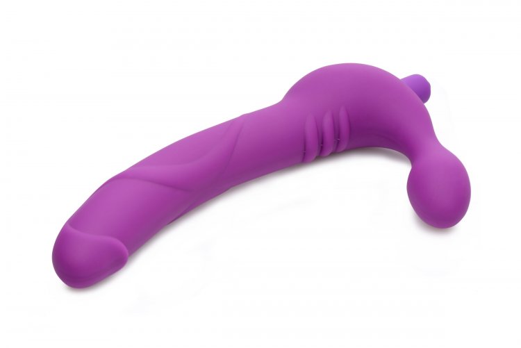 Royal Revolver Vibrating Strapless Strap- on Dildo