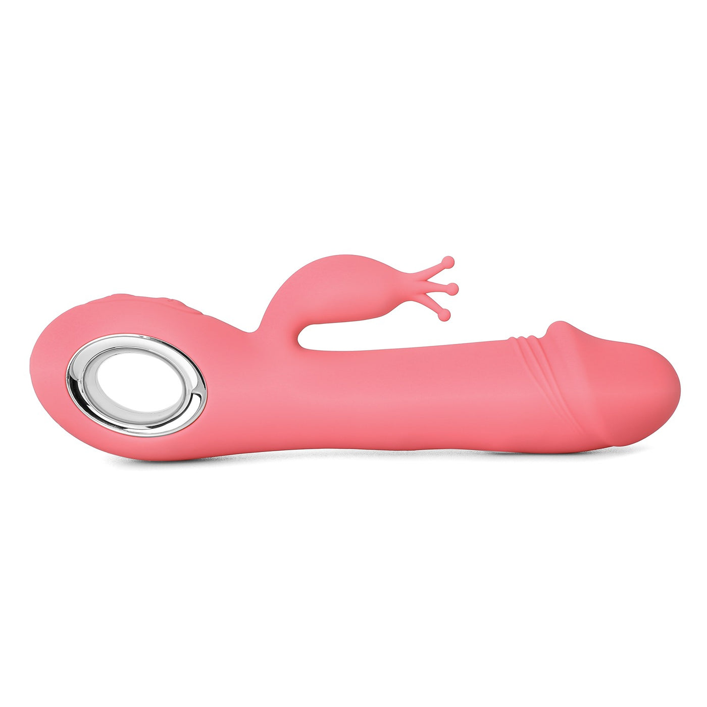 Silicone Penis Shape Vibrator with Rotation and Heating