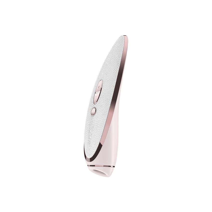 Satisfyer Luxury  Prêt-à-porter  - Rose Gold & White Leather