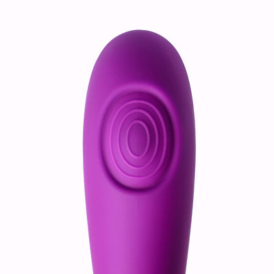 Silicone Vibrator with Sucking Function Accessory
