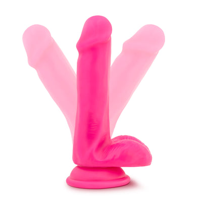 Neo - 6 Inch Dual Density Cock With Balls