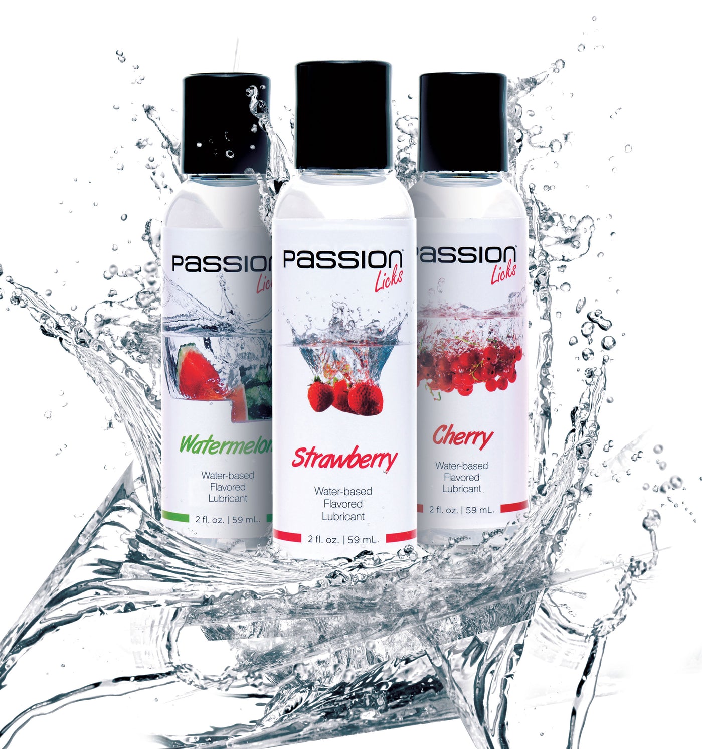 Passion Licks 3 Piece Flavored Lube Set