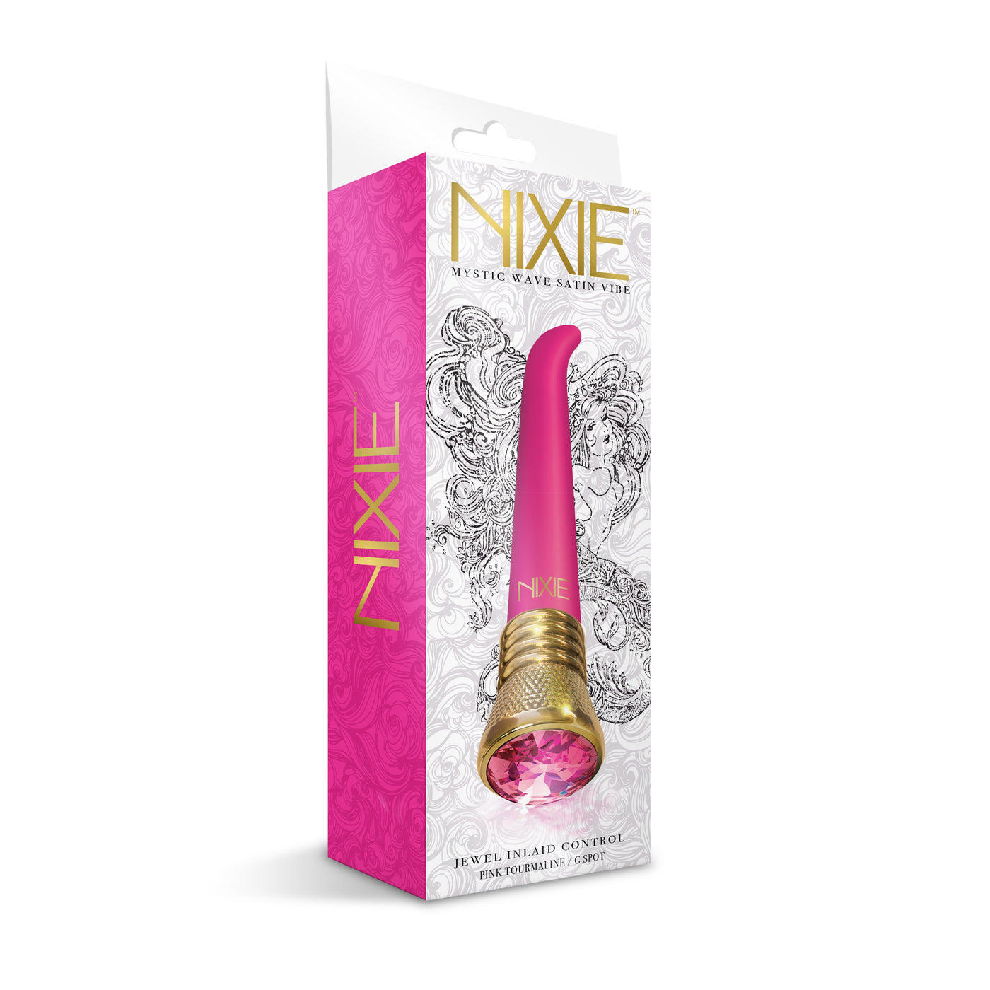 Nixie Jewel Satin G Spot Vibe 10 Function - Pink Tourmaline