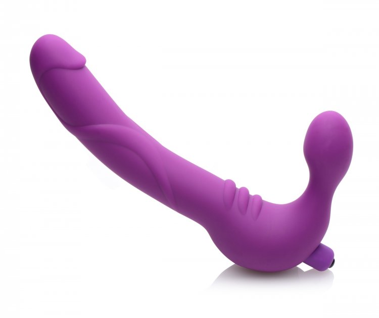 Royal Revolver Vibrating Strapless Strap- on Dildo