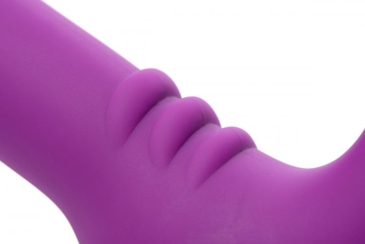 Royal Revolver Vibrating Strapless Strap- on Dildo